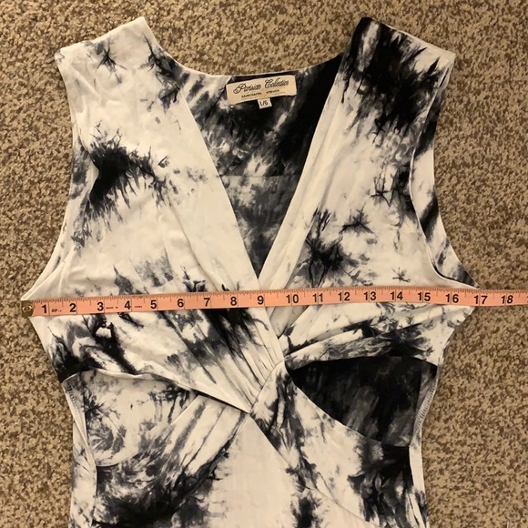 Parisian Tie Dye Cutout Maxi Sleeveless Dress - Picture 9 of 14